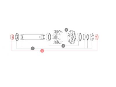 Mavic kit front MTB front rest from 2019 (LV2372500)