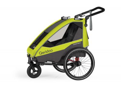 Qeridoo Sportrex1 vozík, lime Green