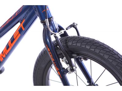 Amulet Mini Lite 16 dětské kolo, dark blue metalic/orange shiny