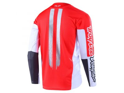Koszulka rowerowa Troy Lee Designs Sprint Marker w kolorze czerwono-czerwonym