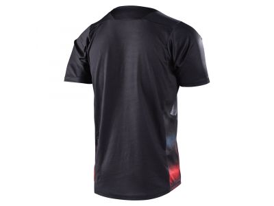 Tricou bărbătesc Troy Lee Designs Skyline cu mânecă scurtă Wave Black