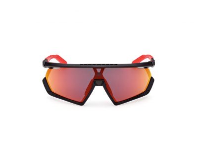 Adidas Sport SP0054 szemüveg, matt fekete/bordeaux tükör