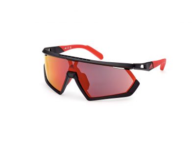 Adidas Sport SP0054 sunglasses, Matte Black / Bordeaux Mirror