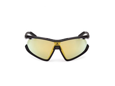 Adidas Sport SP0055 szemüveg, matt fekete/barna tükör