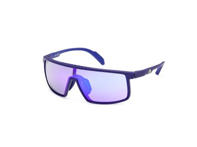 Okulary adidas Sport SP0057, niebieski/gradientowy lub lustrzany fiolet