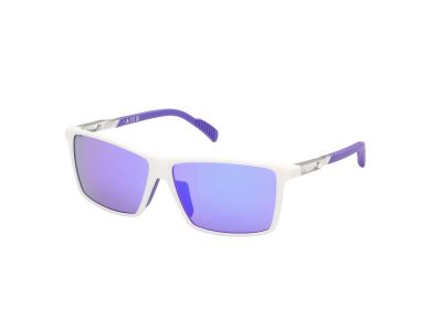 Ochelari adidas Sport SP0058, alb/degradat/violet oglindă