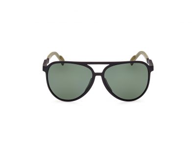 Adidas Sport SP0060 szemüveg, matt fekete/zöld polarizált