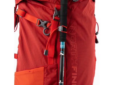 Plecak Northfinder ANNAPURNA 45, 45 l, czerwono-pomarańczowy