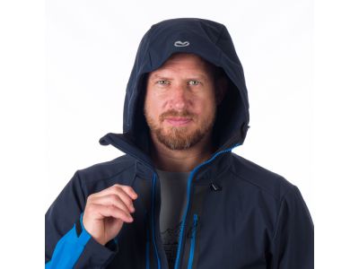 Northfinder GRAYSON softshell kabát, kék/kék