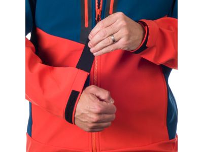 Northfinder GRAYSON softshell kabát, tintakék/narancs