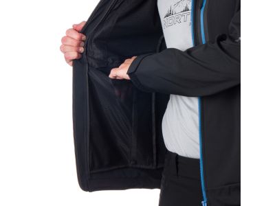 Jachetă softshell Northfinder GRAYSON, neagră