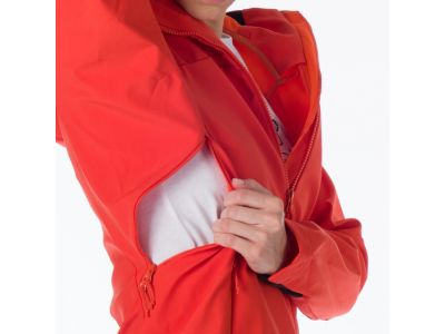 Northfinder JANESSA dámska bunda, červená/oranžová