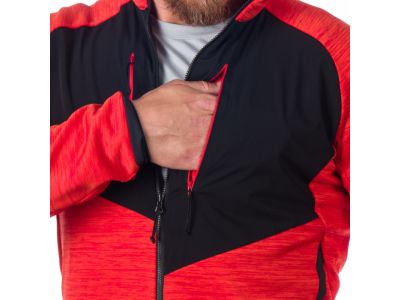 Northfinder HARLEM pulóver, piros/fekete