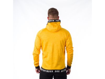 Northfinder DAVE pulóver, sárga melange