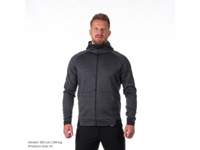 Northfinder DAVE Sweatshirt, schwarz meliert