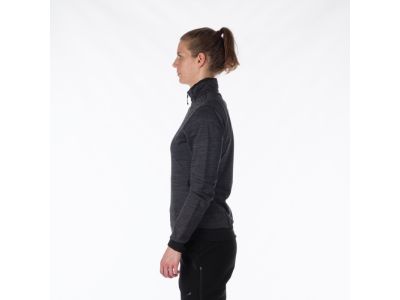 Northfinder Damen-Sweatshirt KAITLIN, schwarzmelange