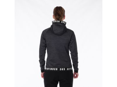 Northfinder Damen-Sweatshirt FELICIA, schwarzmelange