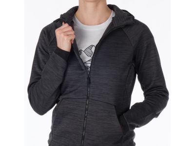 Northfinder Damen-Sweatshirt FELICIA, schwarzmelange