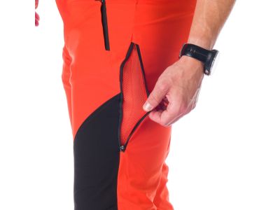 Spodnie Northfinder ANAKIN, pomarańczowo-czarne