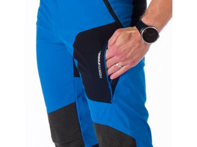 Spodnie Northfinder ANDER, niebiesko-czarne