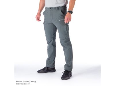 Northfinder HUDSON kalhoty 2v1, šedá