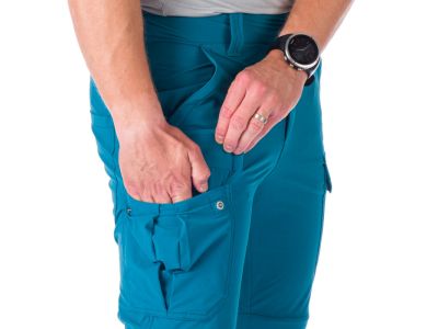 Northfinder HUDSON spodnie z odpinanymi nogawkami 2w1, petrolblue