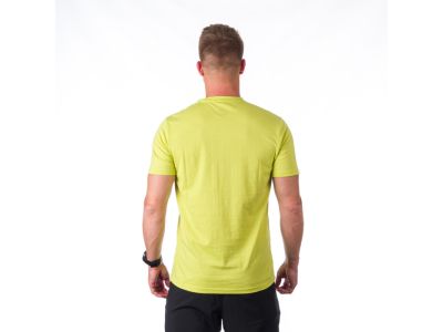 T-shirt Northfinder JEFFERSON, kolor lime żółty