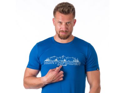 Northfinder JOHNATHAN T-Shirt, dunkelblaumelange