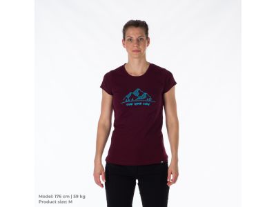 Northfinder MAUD women&amp;#39;s t-shirt, wine