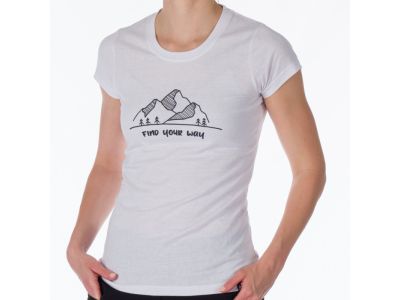 Koszulka damska Northfinder MAUD, biała