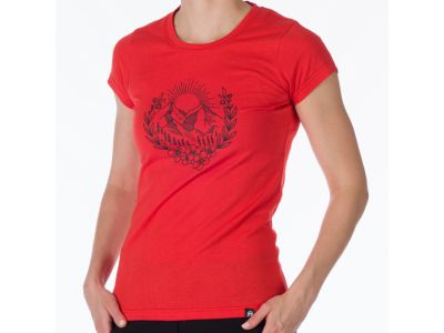 Northfinder MAUDE dámske tričko, červená