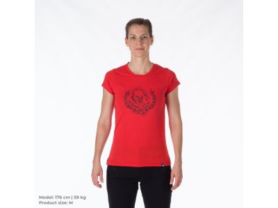 Northfinder MAUDE dámské tričko, červená
