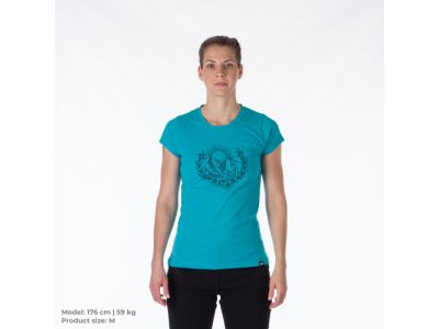 Northfinder MAUDE Damen T-Shirt, azurblau