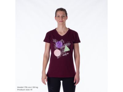 Northfinder MAYME women&amp;#39;s t-shirt, wine