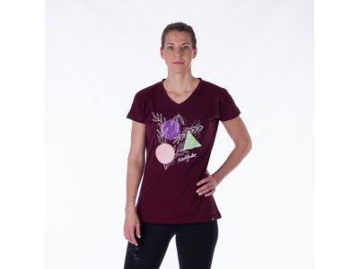 Northfinder MAYME women&#39;s t-shirt, wine