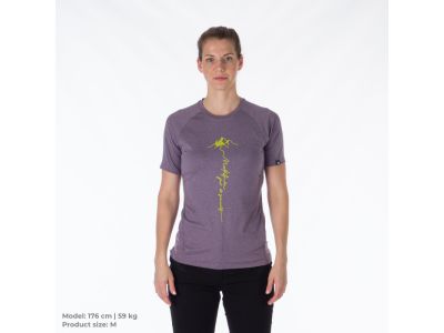 Northfinder MISHA women&#39;s t-shirt, purplemelange