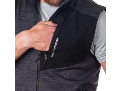 Northfinder GUY vest, black melange