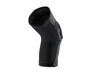 100% Ochraniacze kolan Ridecamp, szary melanż/czarny