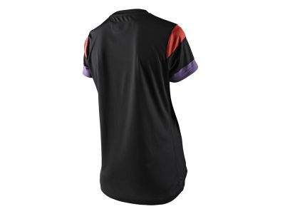 Damska koszulka rowerowa Troy Lee Designs Lilium czarna do rugby