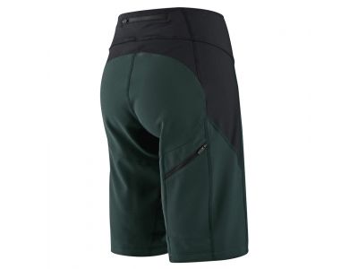 Pantaloni scurți Troy Lee Designs Luxe pentru damă, verde solid de oțel
