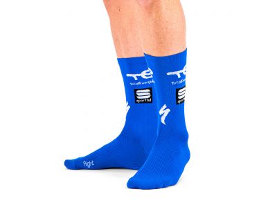 Sportful TotalEnergies RACE socks, blue