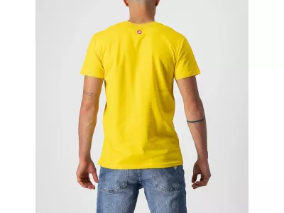 Castelli VENTAGLIO TEE tričko, žltá
