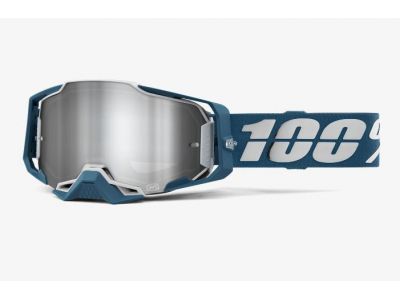 100% Armega glasses Albar Flash Silver Lens