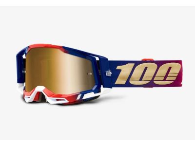 Ochelari de protecție cu lentile 100% Racecraft 2 United True Gold