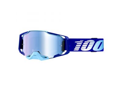 100 % Armega-Brille, Königsblau/Spiegelglas