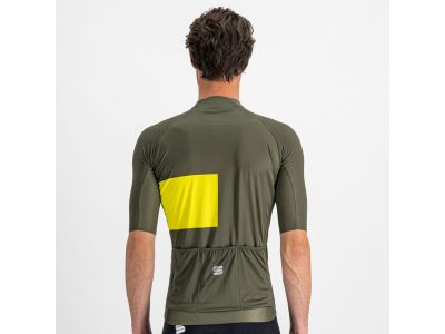 Sportos Snap Jersey khaki/sárga