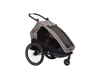 XLC MonoS BS-C10 dětský závěsný vozík, šedá/béžová/antracit