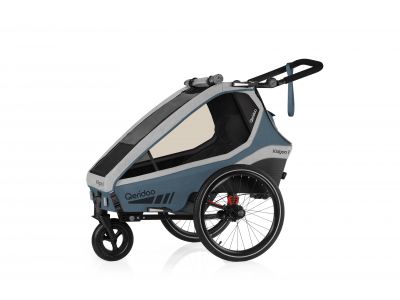 Qeridoo Kidgoo1 dětský vozík, grey/navy blue