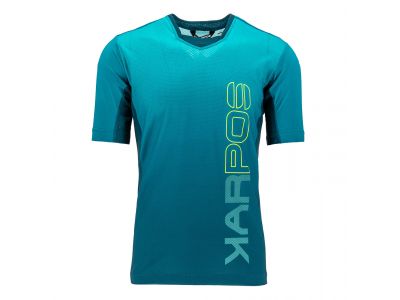Karpos Verve jersey, teal/turquoise/yellow fluo