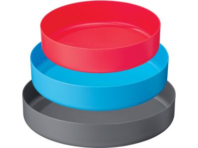 MSR DEEPDISH PLATES Large Grauer Teller, grau, groß